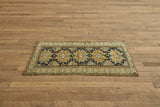 Blue & Gold Scatter Rug 3'7 x 5