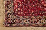 Floral Sarouk Rug 3'4 x 5'