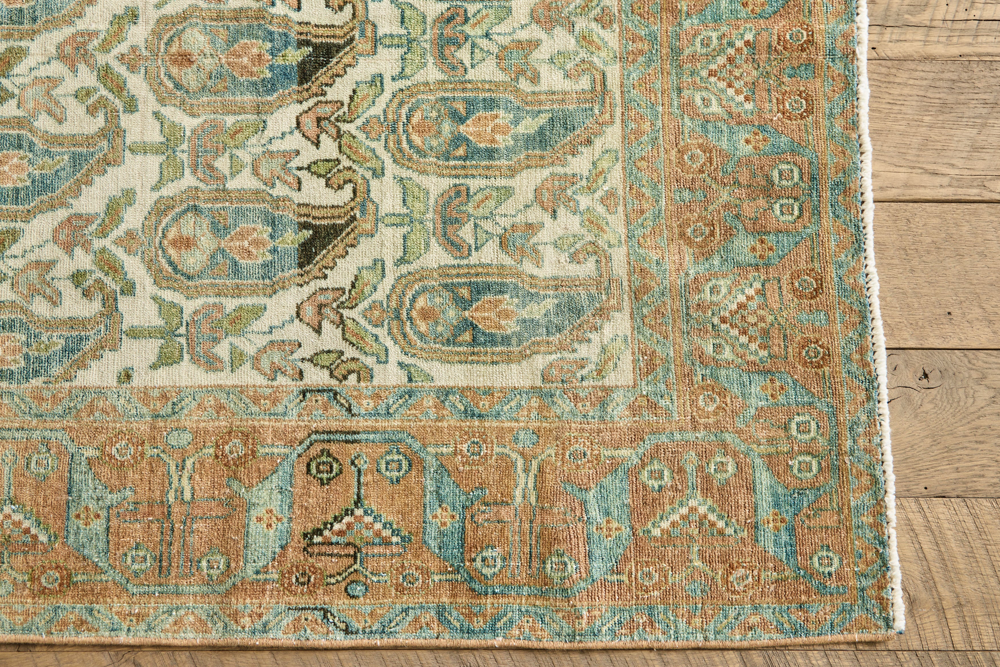 Persian Botanical Rug 5'5 x 6'10