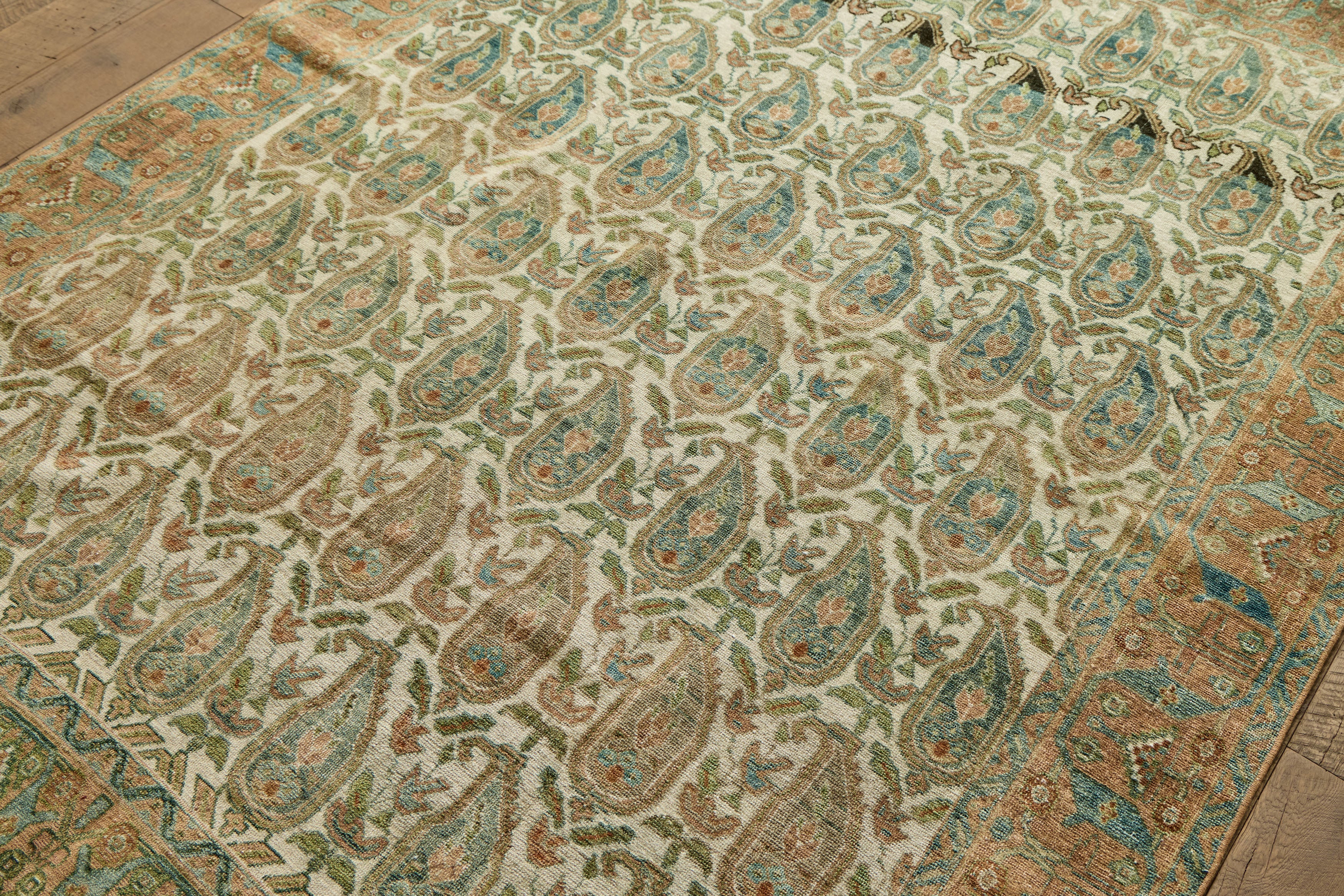 Persian Botanical Rug 5'5 x 6'10