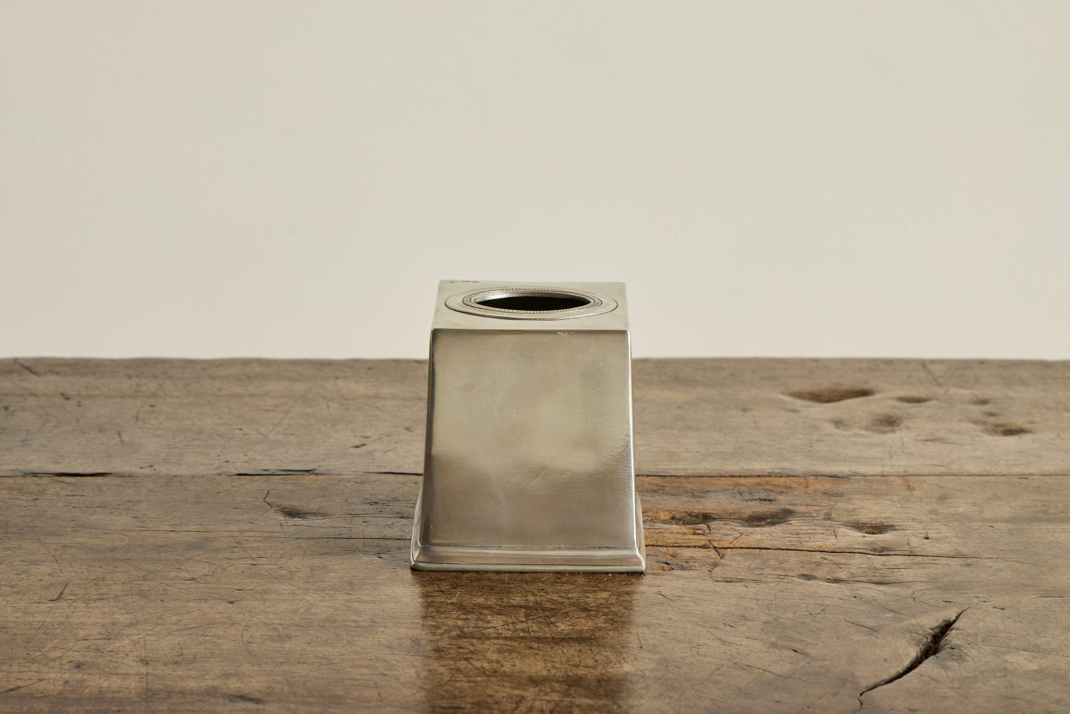 Pewter Tissue Box