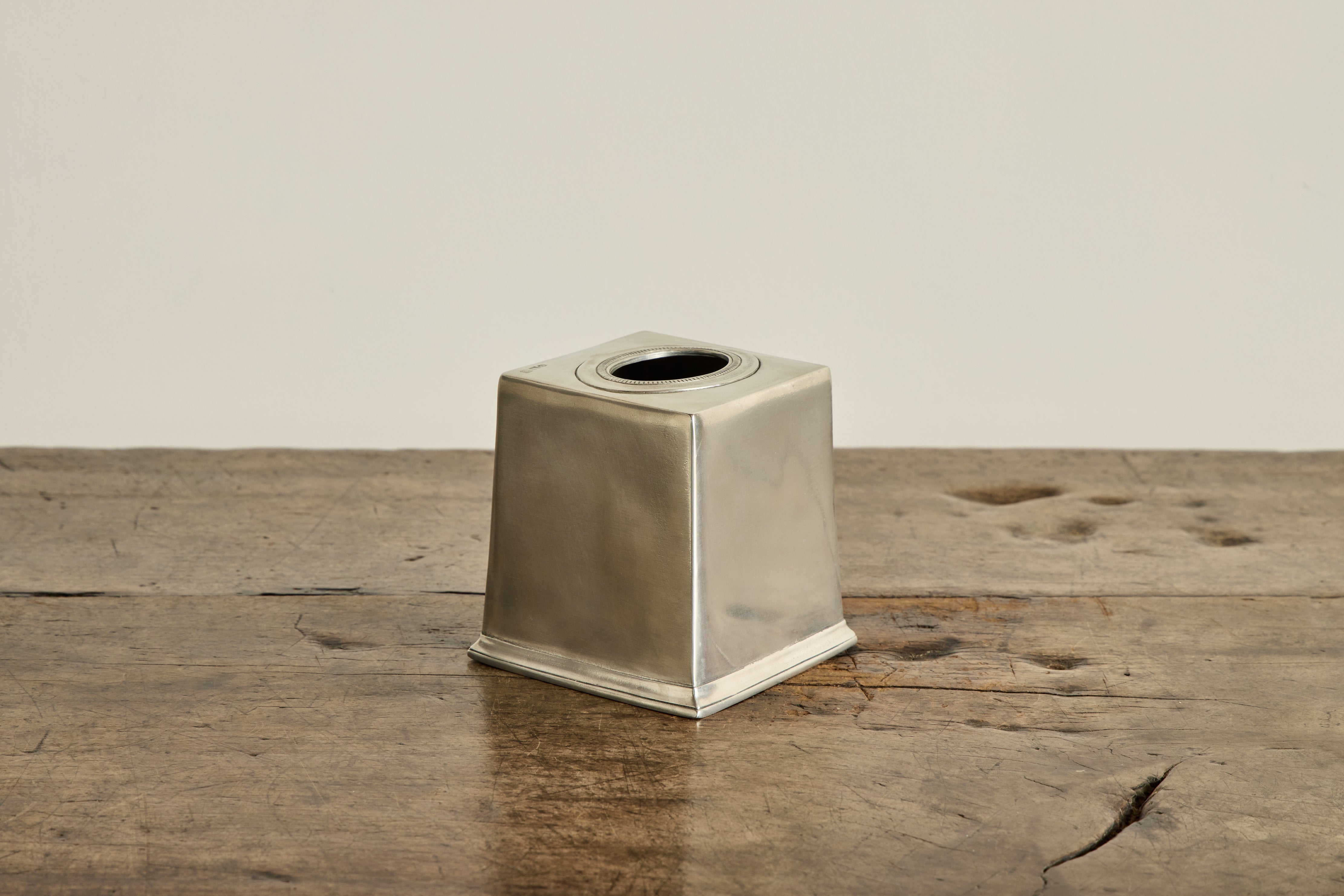 Pewter Tissue Box
