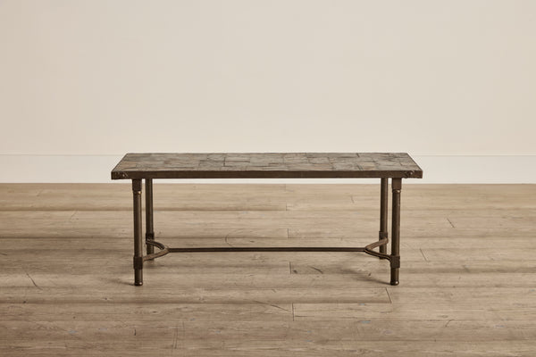 Slate & Iron Coffee Table (LA)