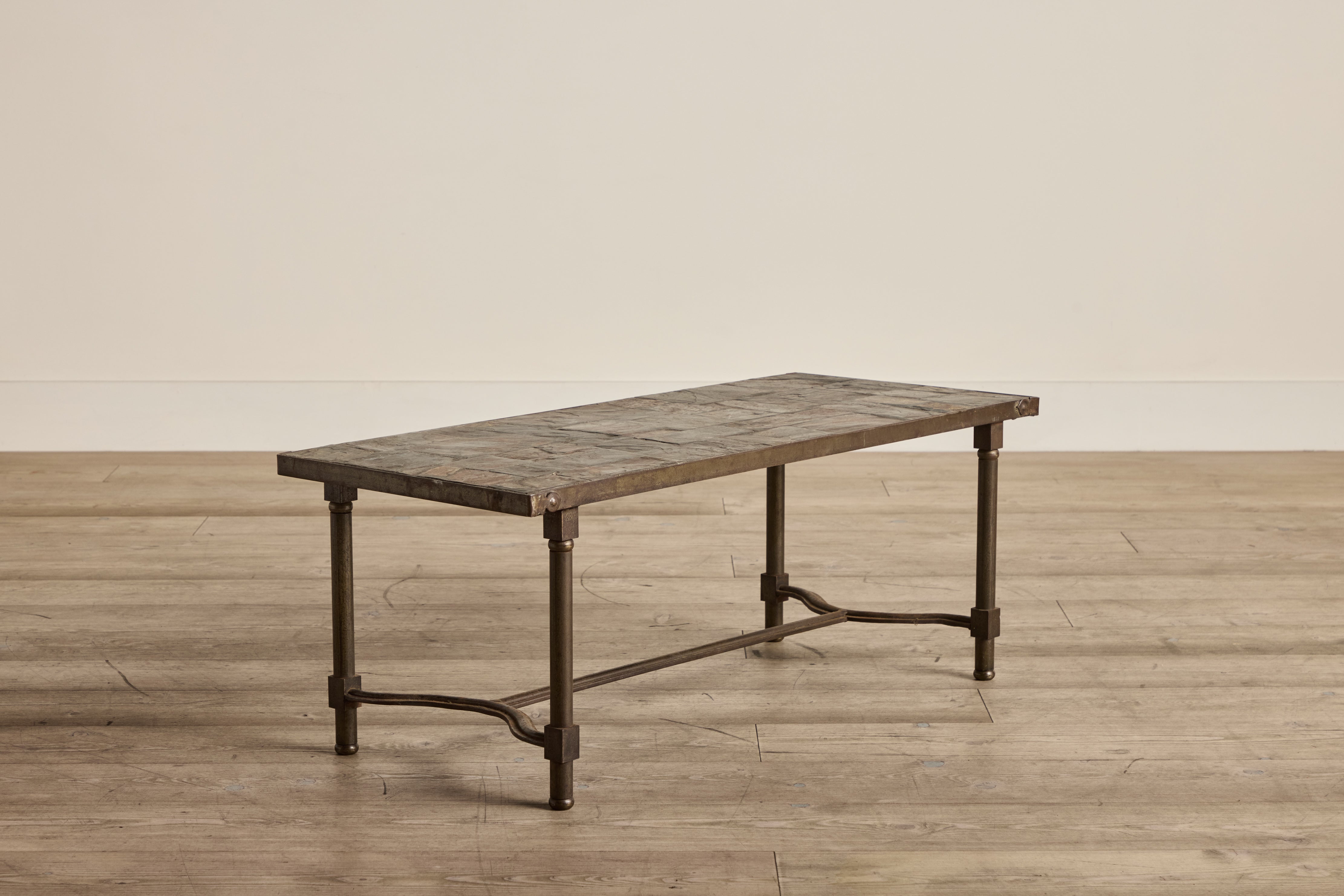 Slate & Iron Coffee Table (LA)