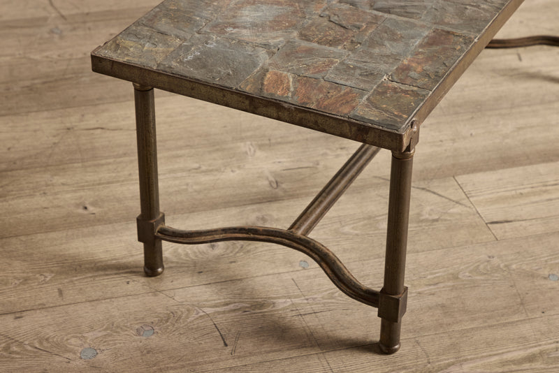 Slate & Iron Coffee Table (LA)