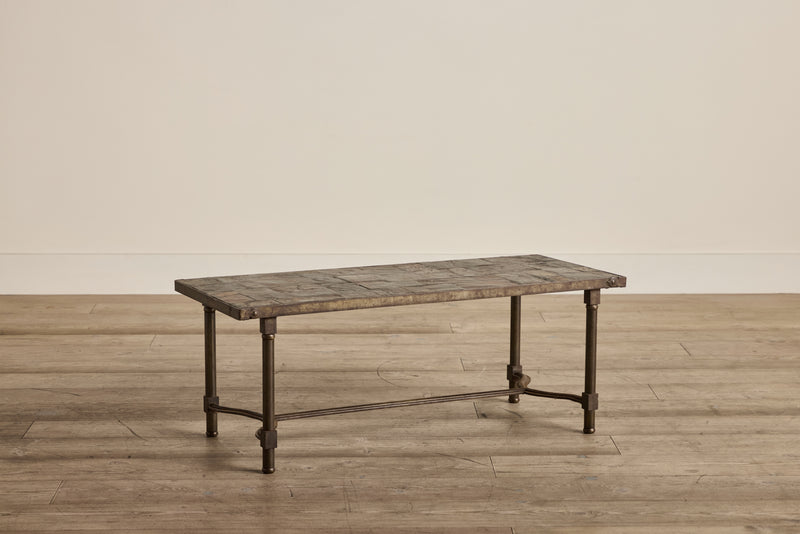 Slate & Iron Coffee Table (LA)