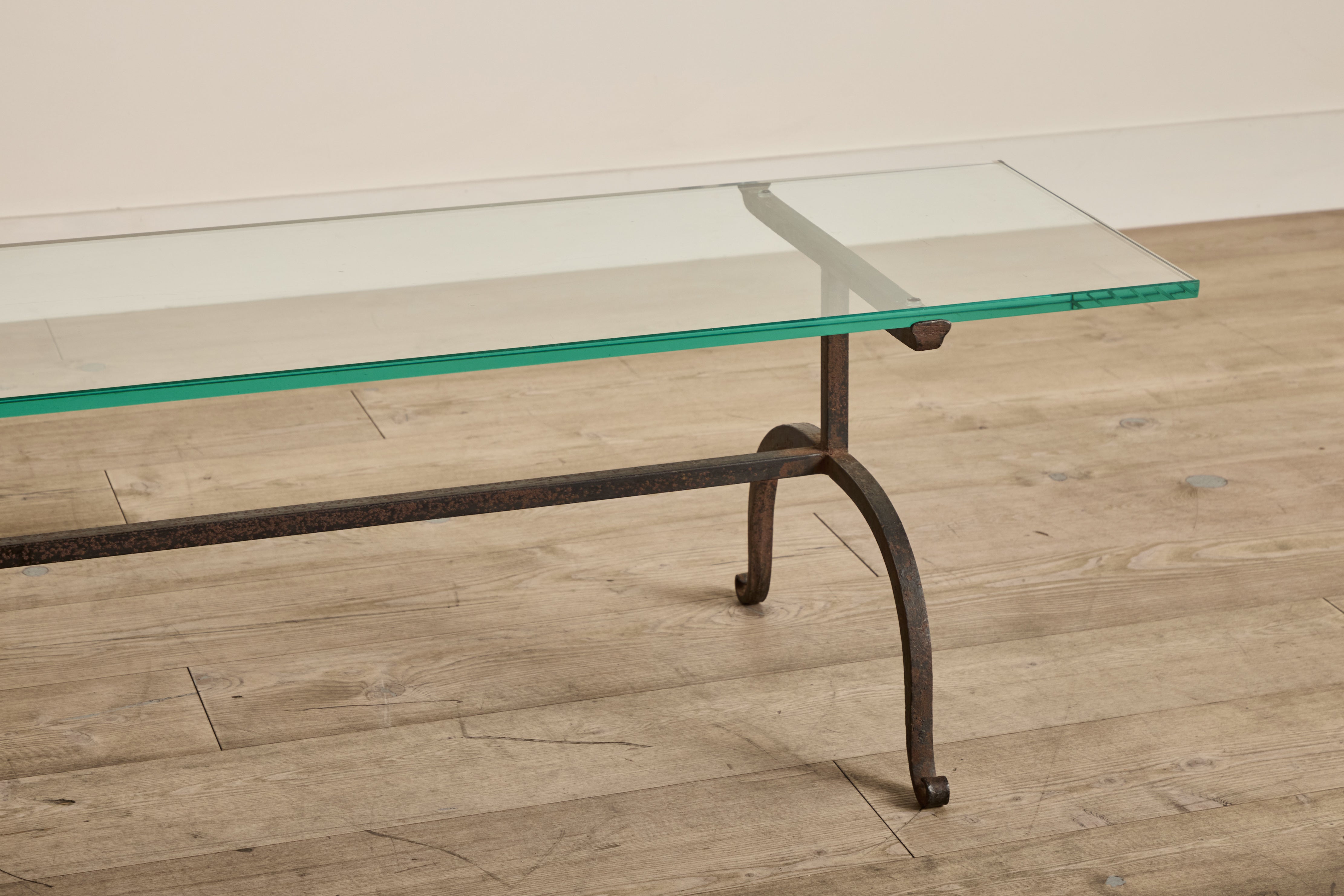 Iron & Glass Coffee Table (LA)