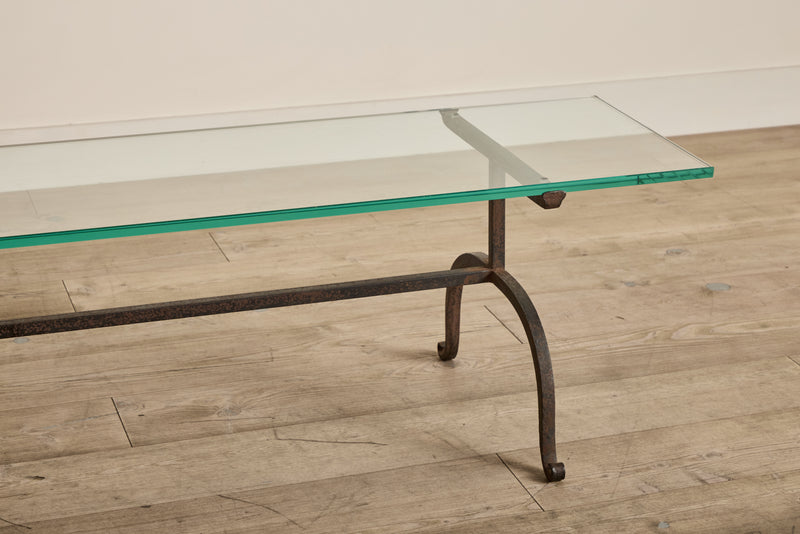 Iron & Glass Coffee Table (LA)