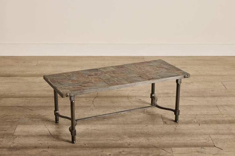 Slate & Iron Coffee Table (LA)