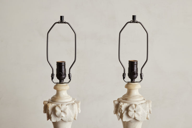 Marble Urn Lamps