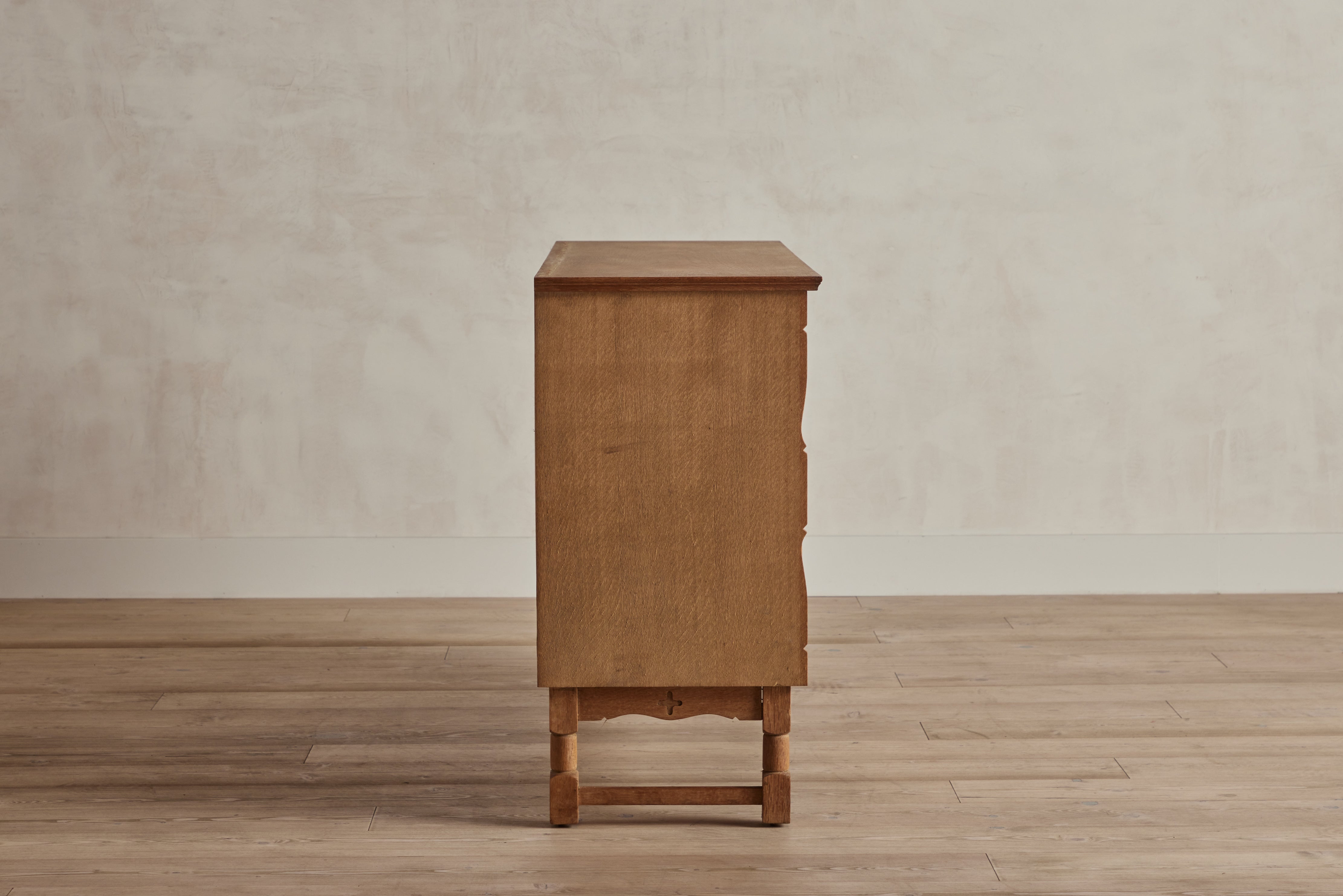 Carved Oak Credenza
