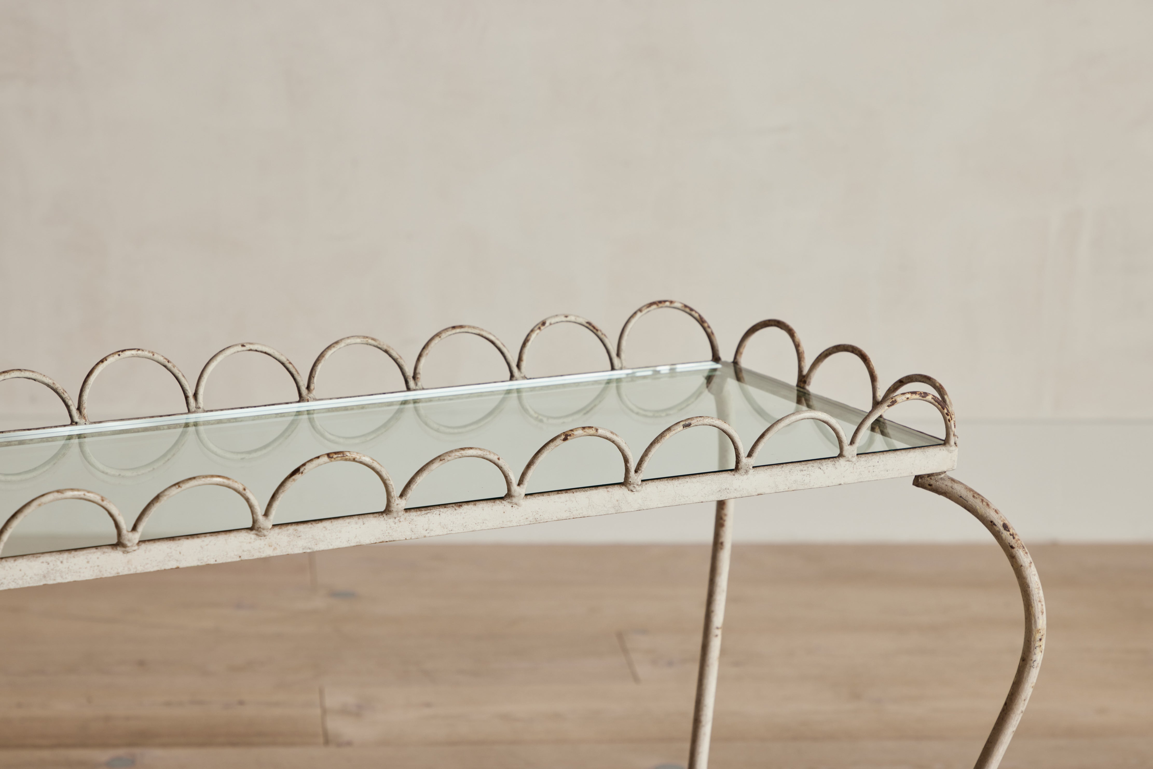 Pair of French Iron Tables