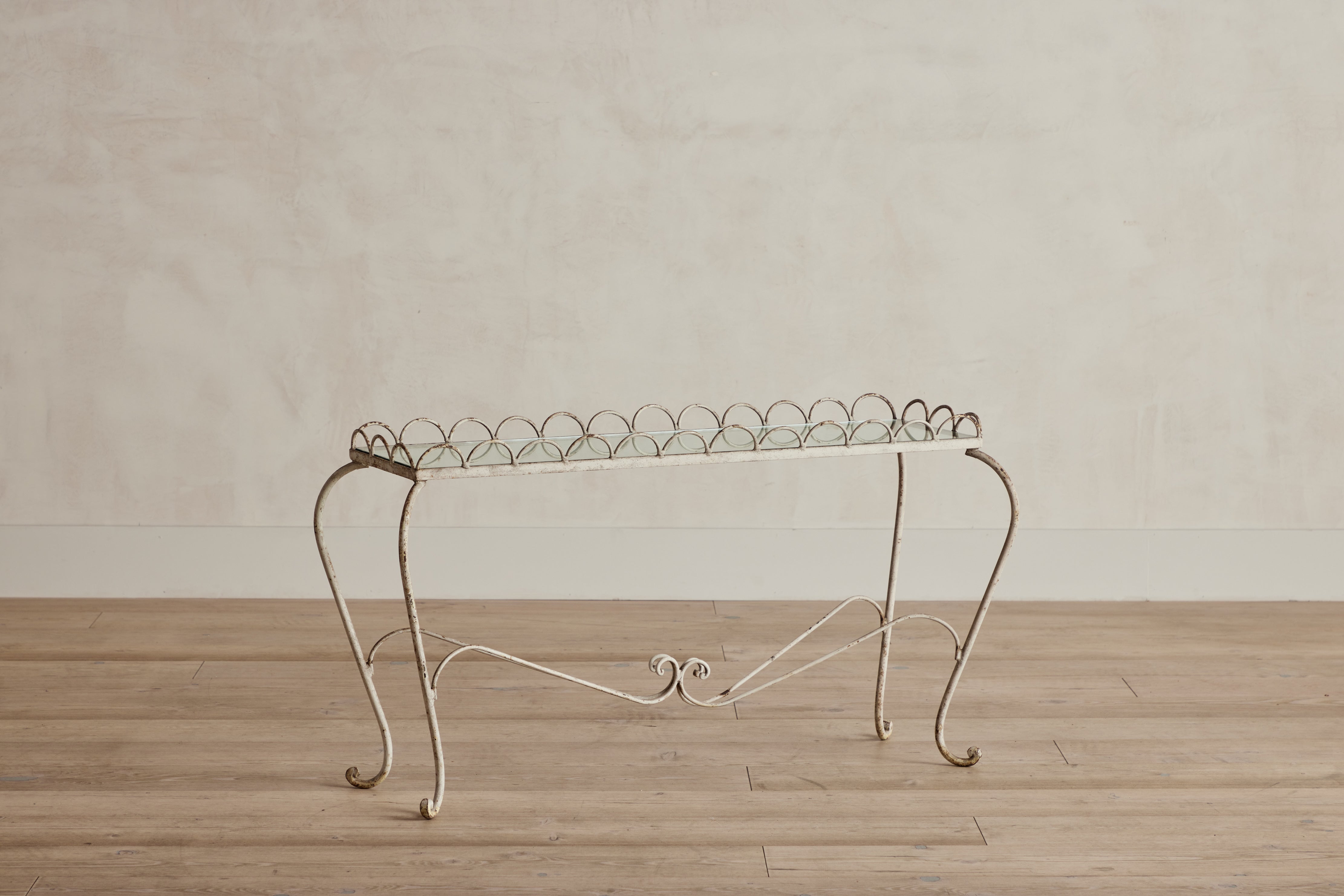 Pair of French Iron Tables