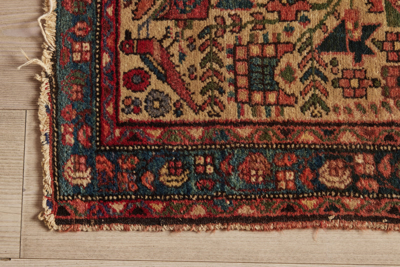 Persian Throw Rug 27" x 45"
