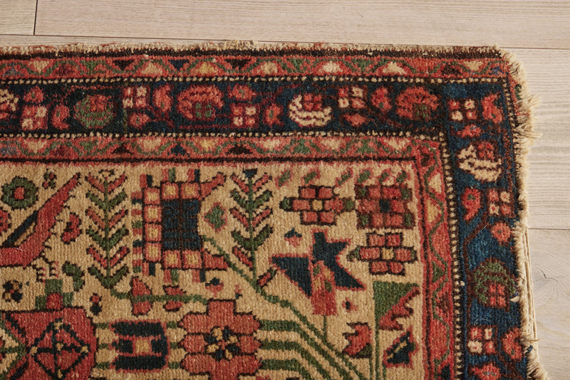 Persian Throw Rug 27" x 45"