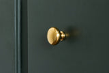 Milton Knob, Polished Brass (Multiple Sizes)