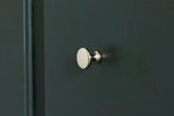 Collins Button Knob, Polished Nickel (Multiple Sizes)