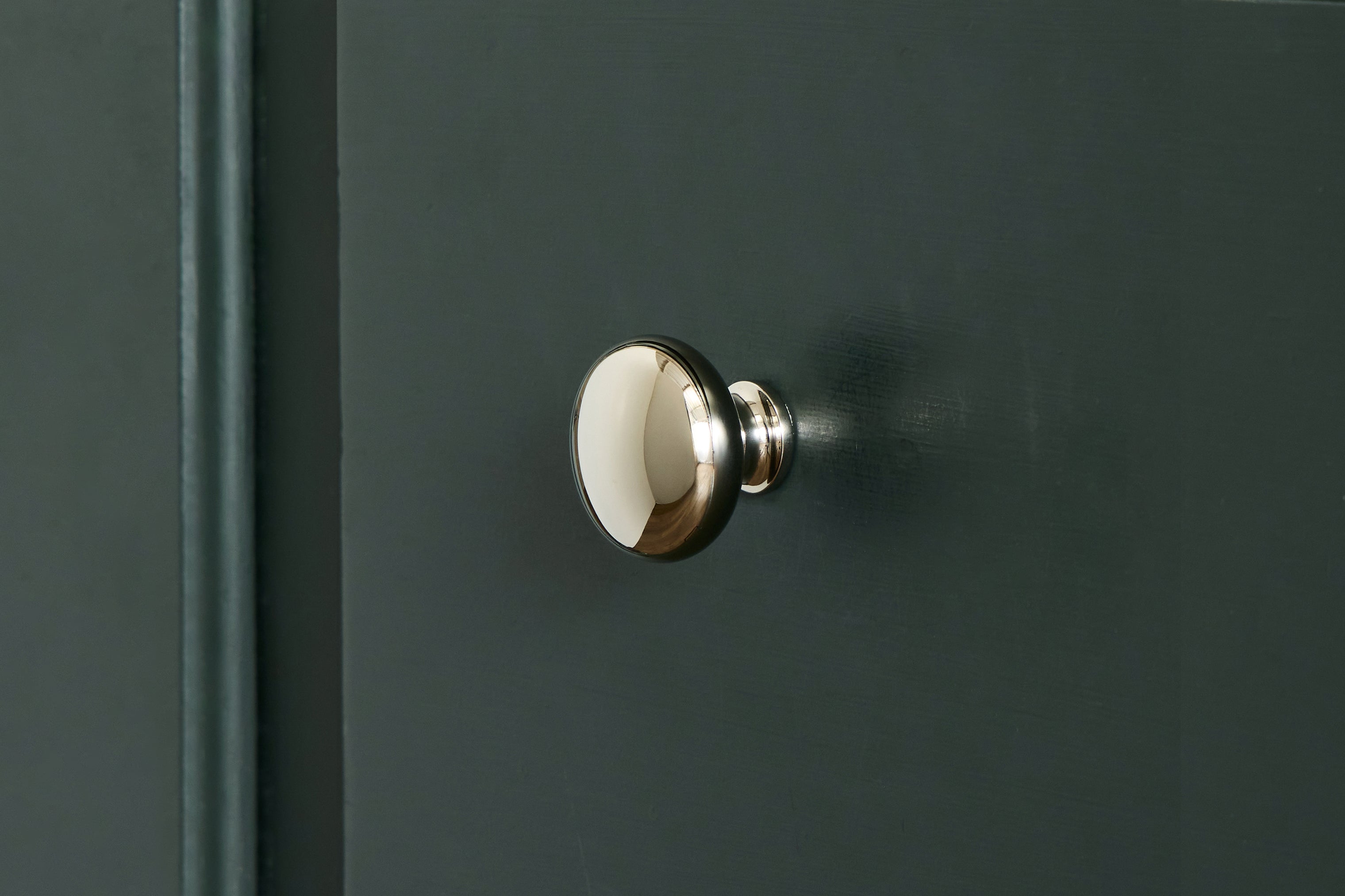Milton Knob, Polished Nickel (Multiple Sizes)