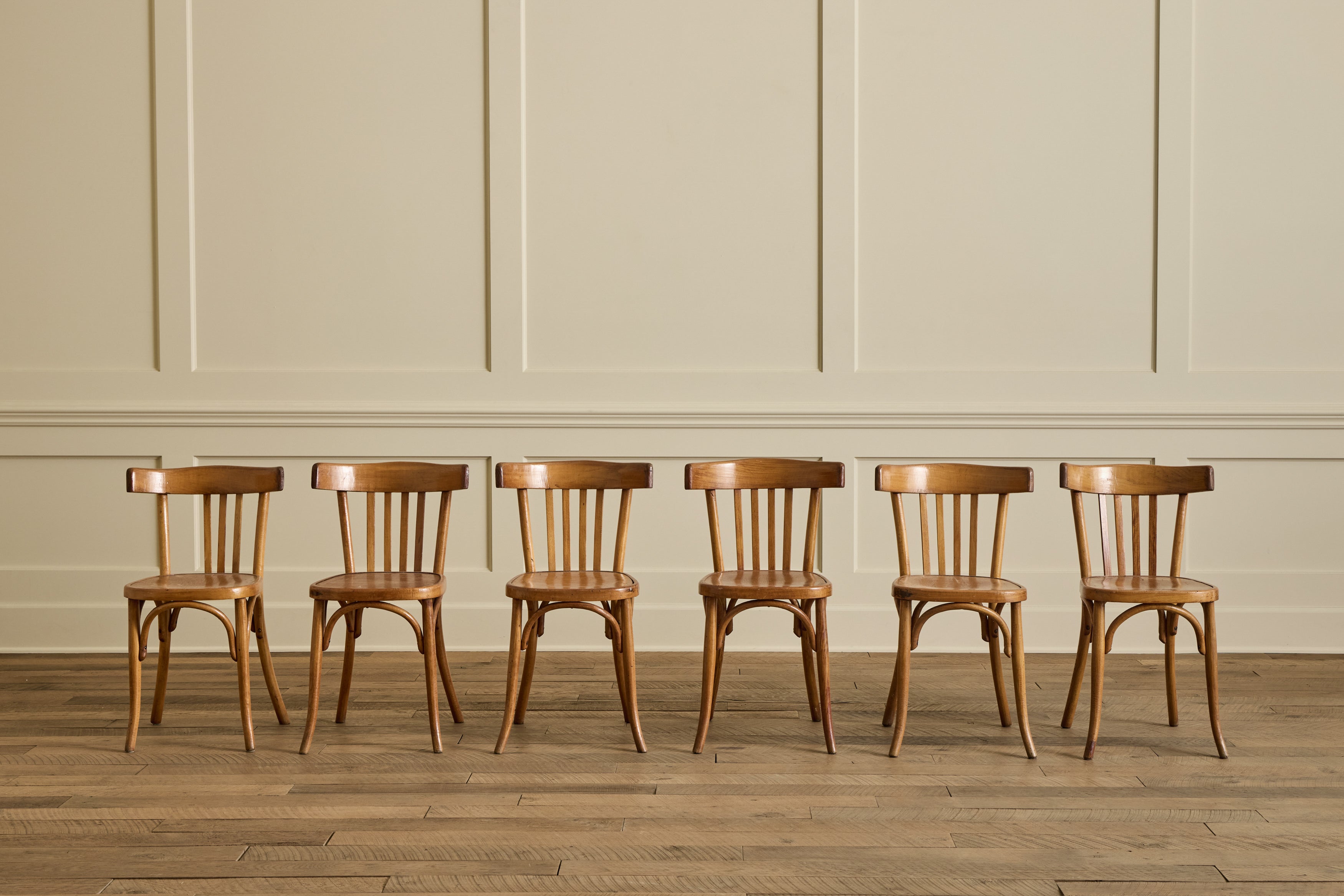 Set of 6 French Bistro Chairs