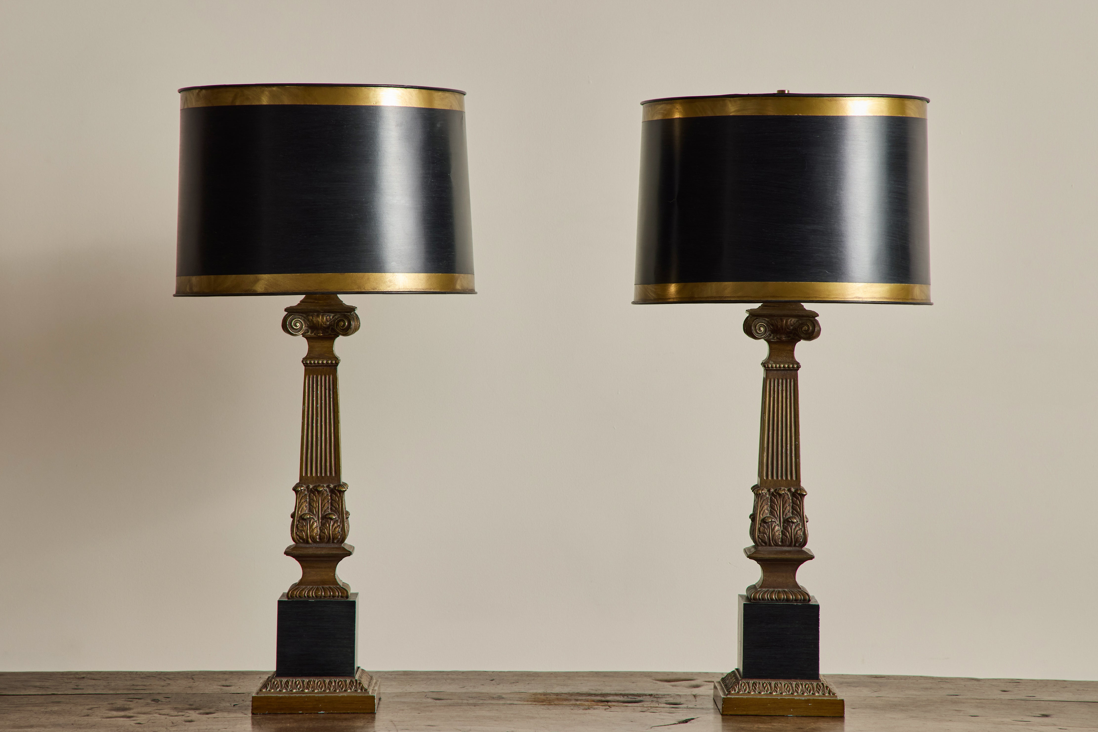 Pair of Neoclassical Lamps