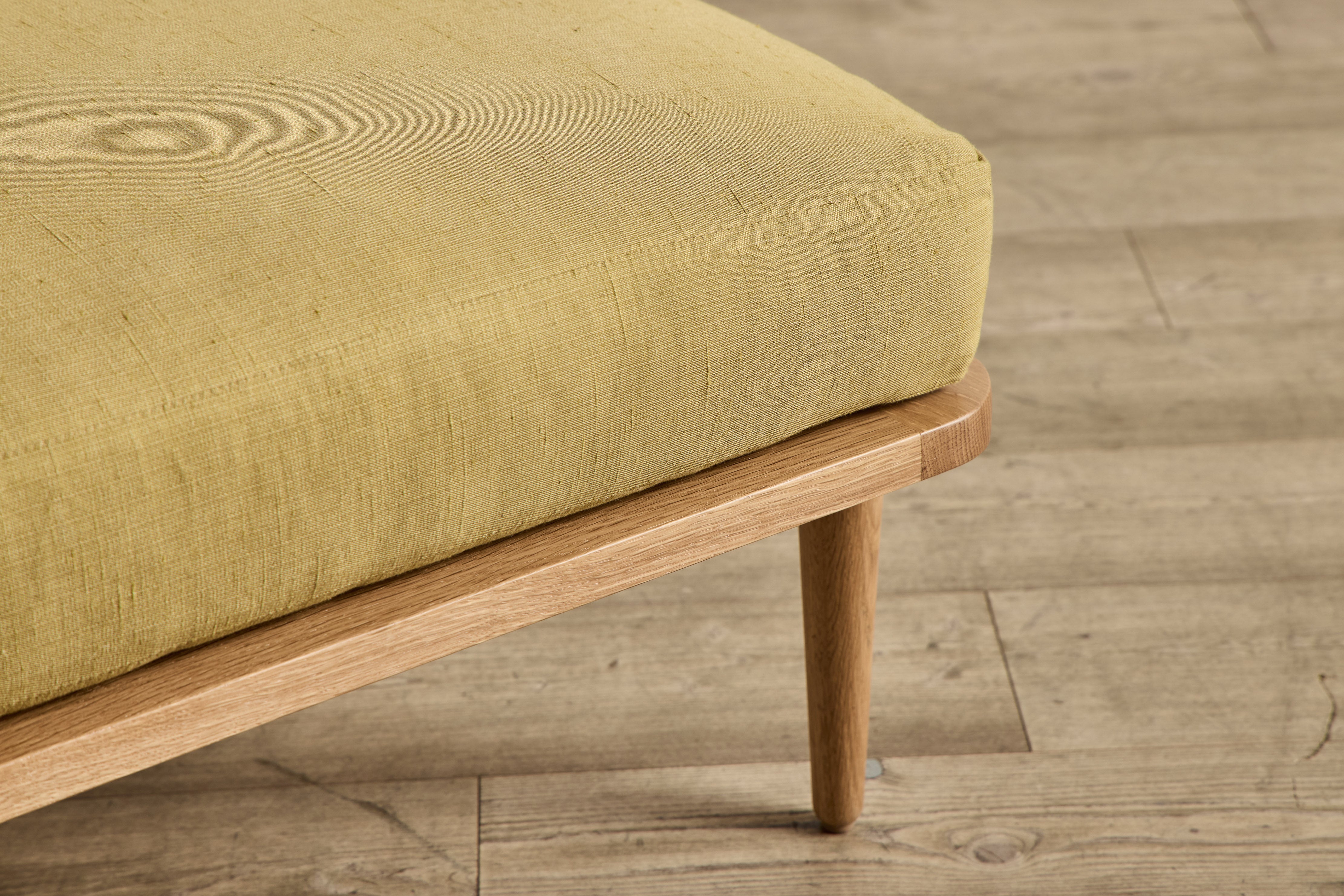 Shown in Claremont, Milano Linen and Natural Oak