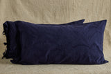 Hazel Ruffled Shams in Indigo