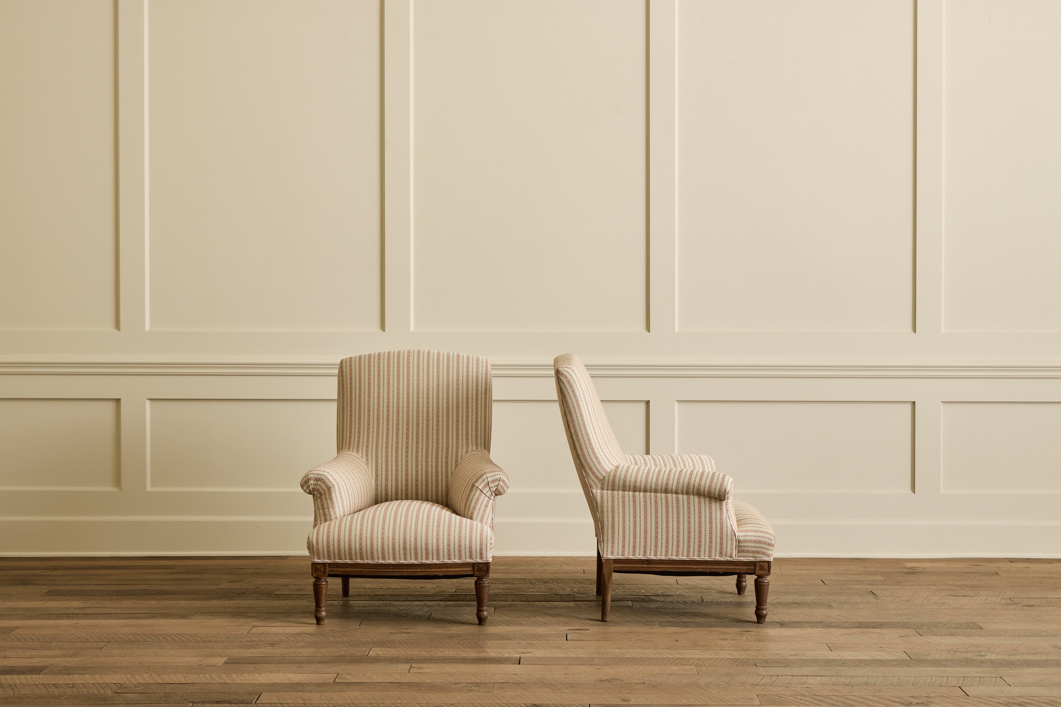Pair of Highback Napoleon III Chairs