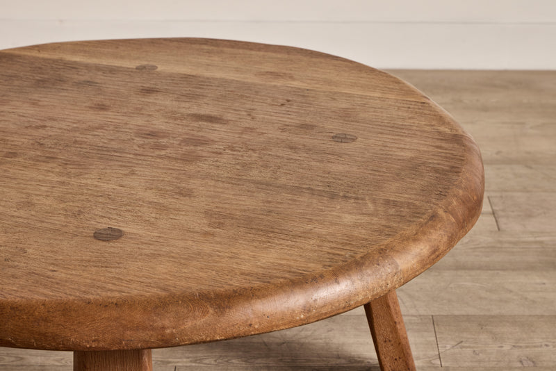Round Oak Coffee Table