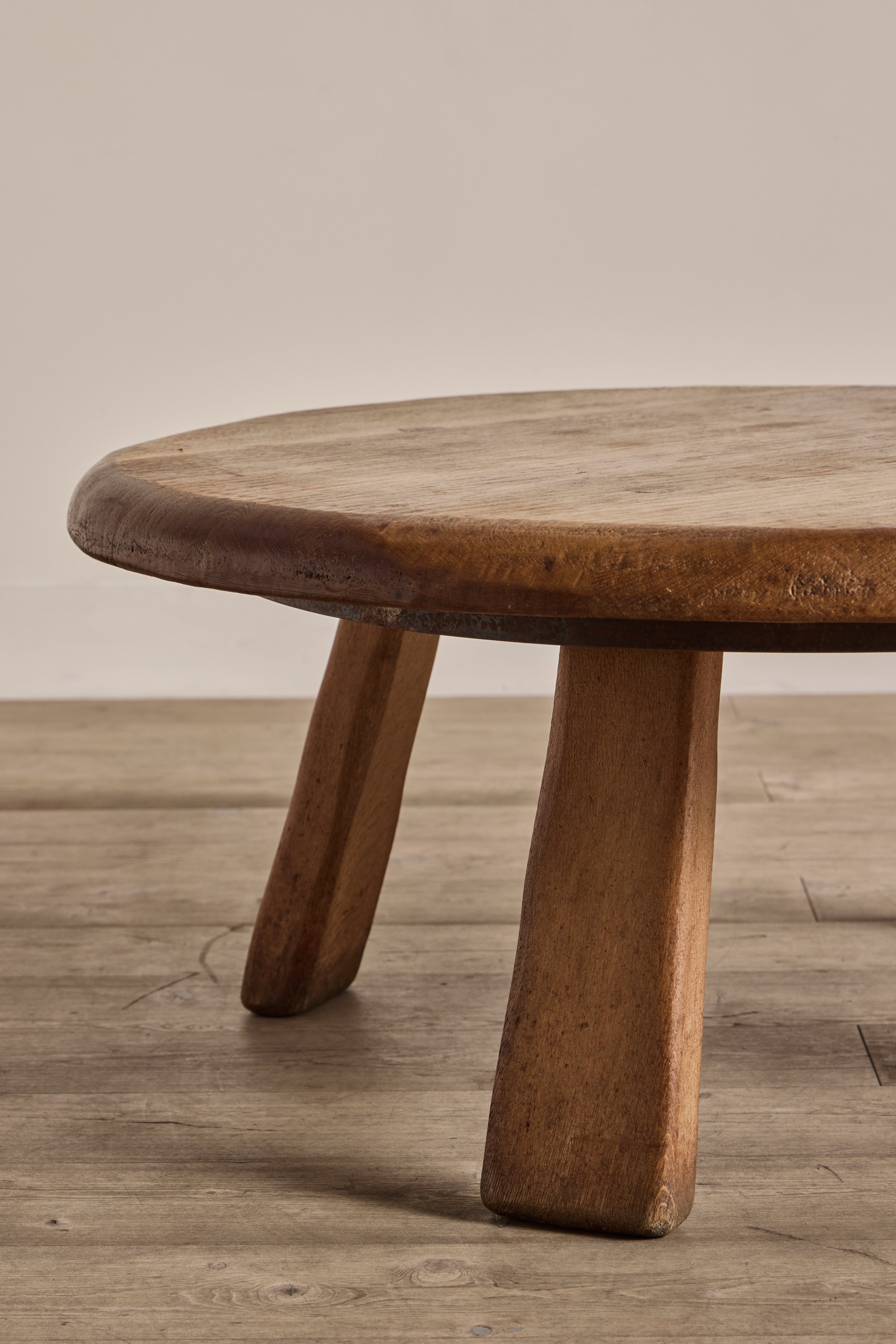 Round Oak Coffee Table
