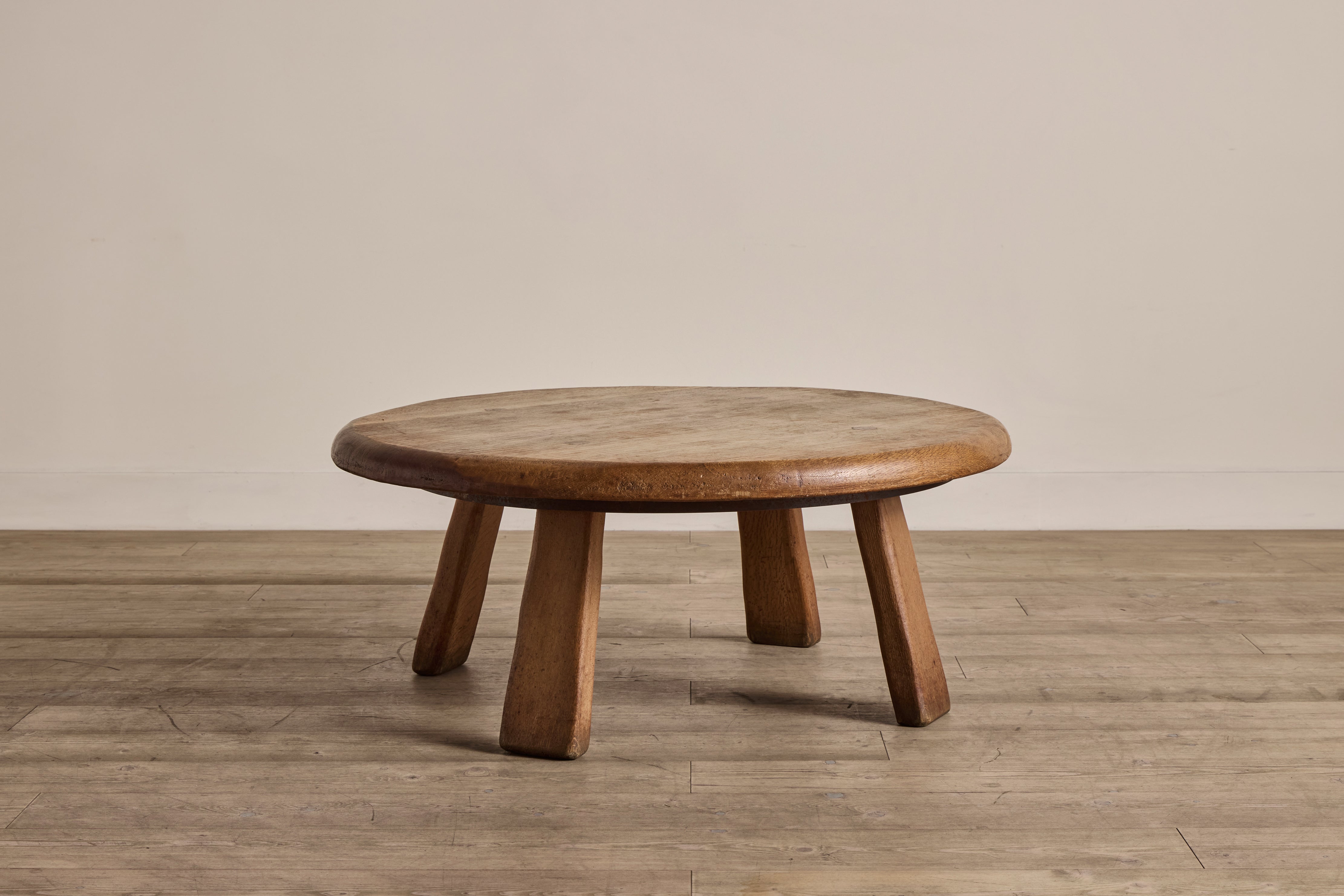 Round Oak Coffee Table