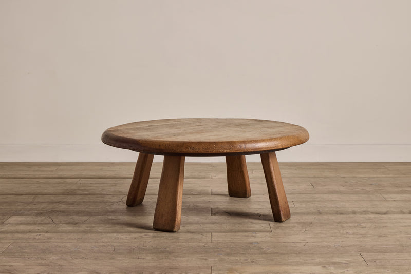 Round Oak Coffee Table
