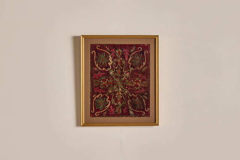 19th Century Embroidered Textile Art