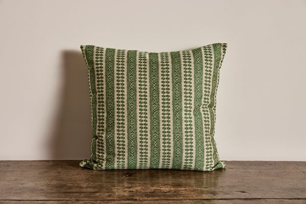 Susan Deliss Pillow in Patmos Hedge Green