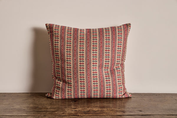 Susan Deliss Pillow in Patmos Red/Indigo/Antique