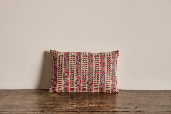 Susan Deliss Pillow in Patmos Red/Indigo/Antique