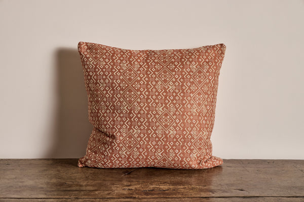 Susan Deliss Pillow in Criss Cross Orange