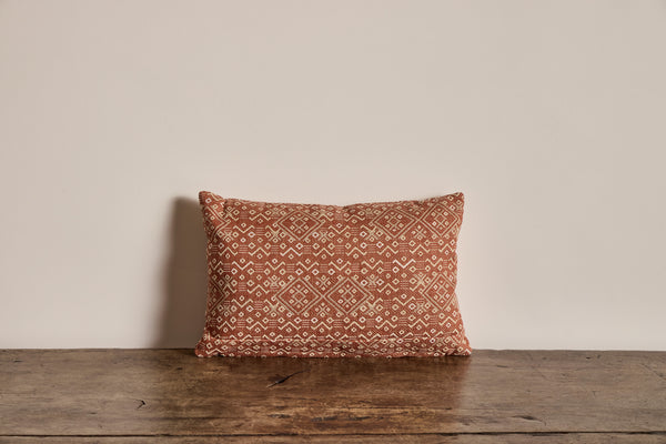 Susan Deliss Pillow in Criss Cross Orange