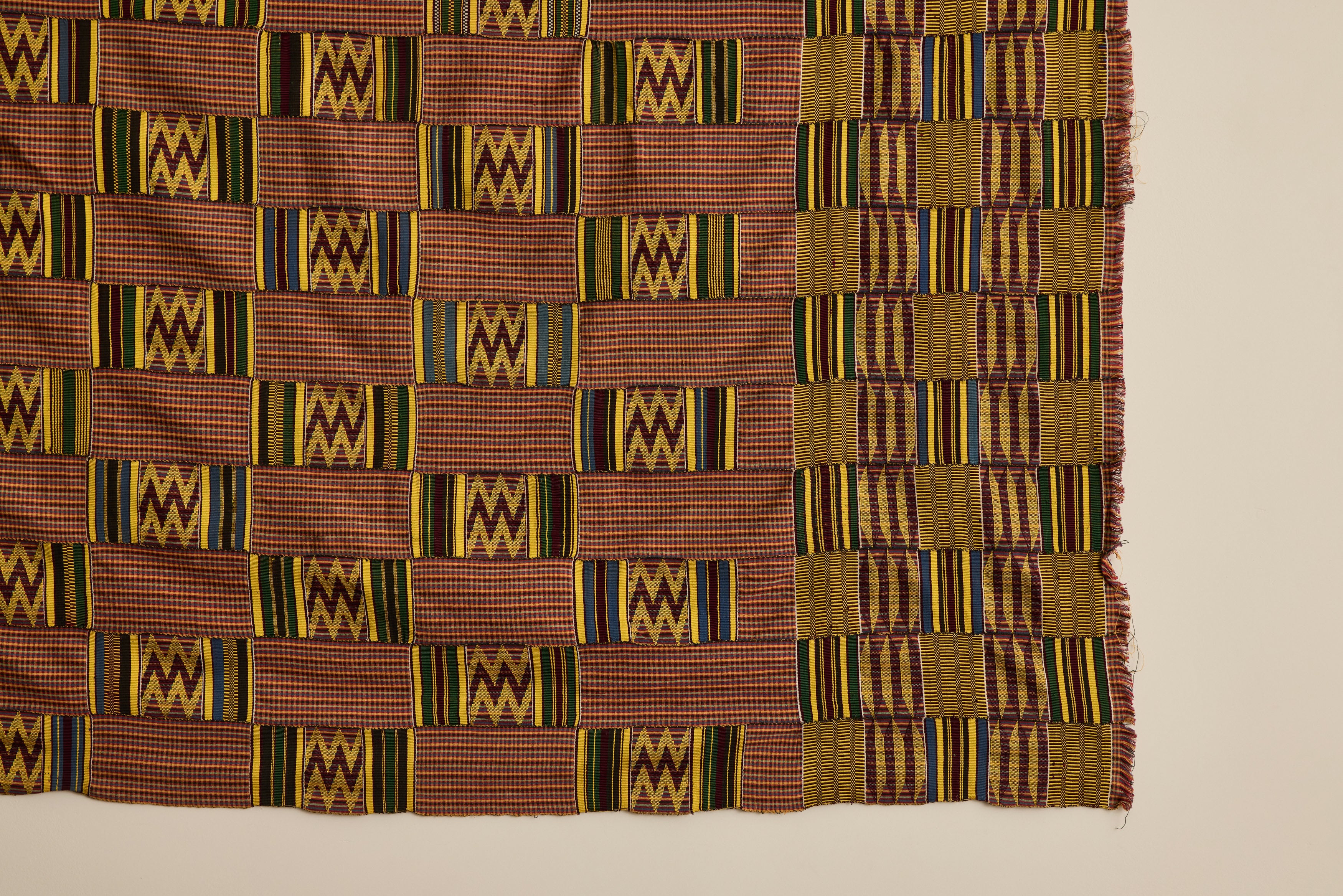 Mid Century Kente Cloth