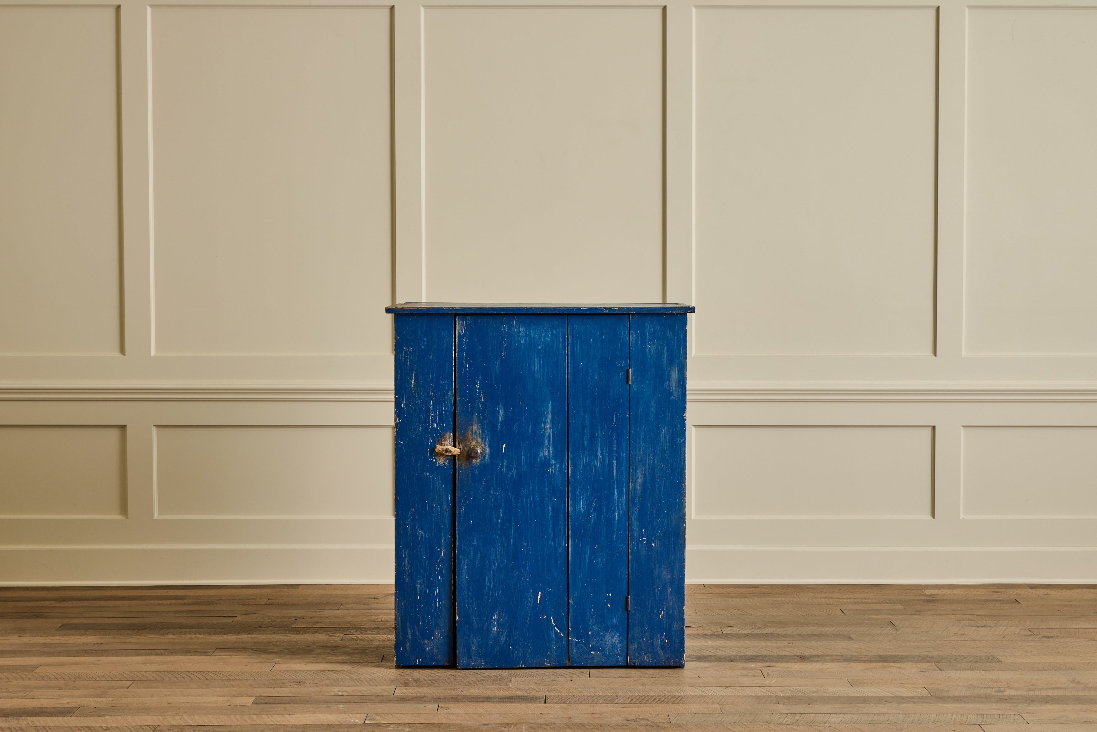 Blue Painted Jelly Cupboard
