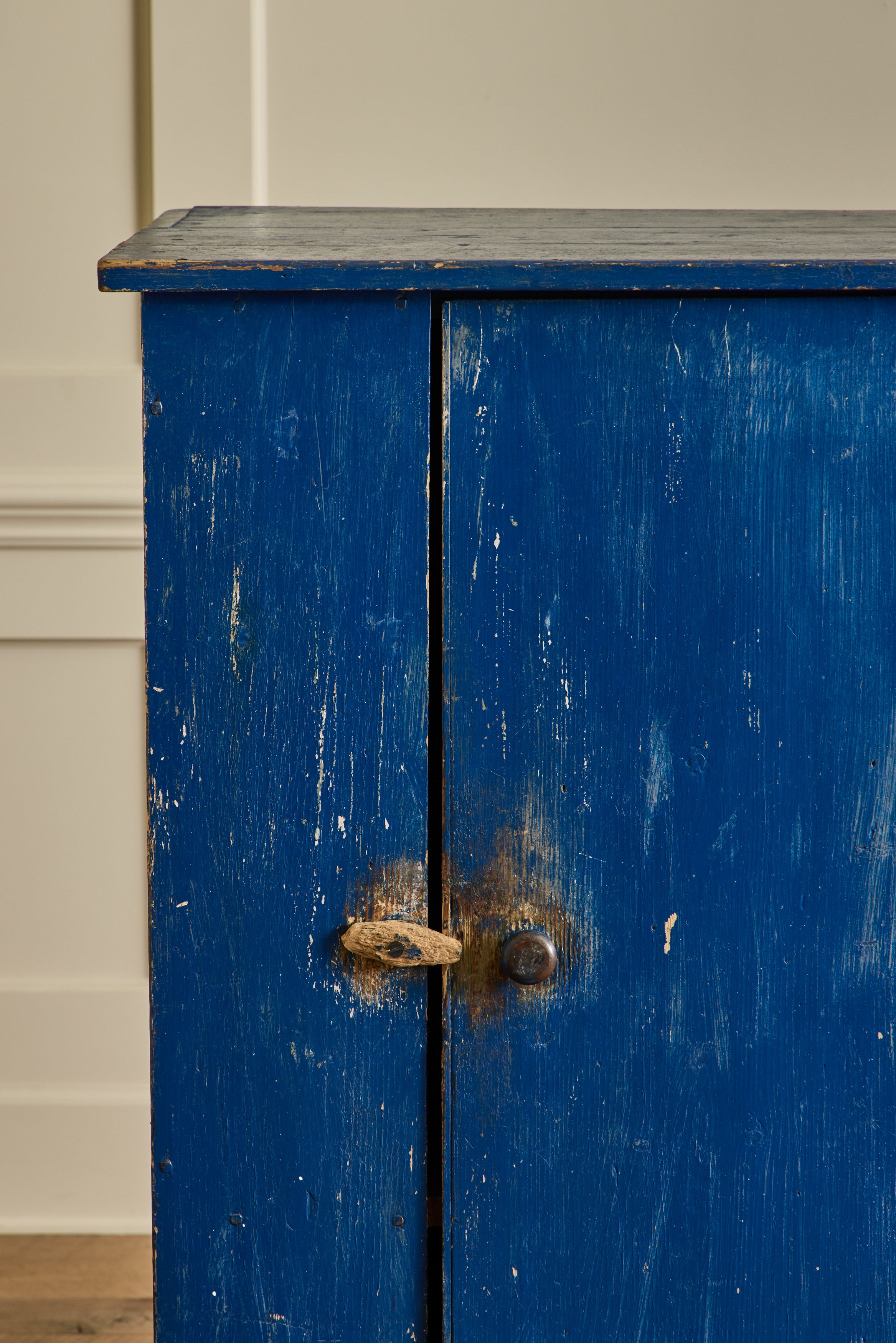 Blue Painted Jelly Cupboard
