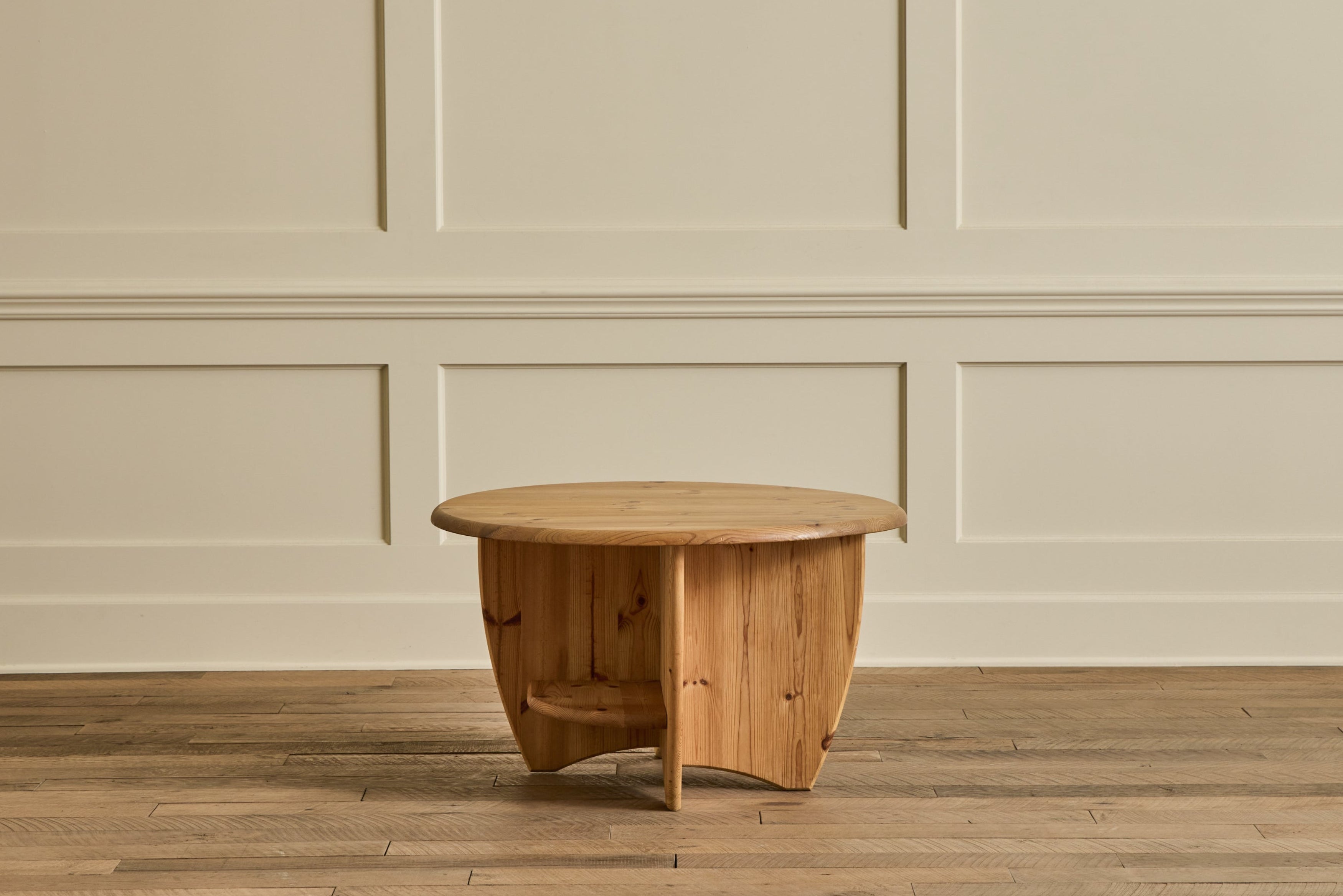 German Pine Wood Coffee Table