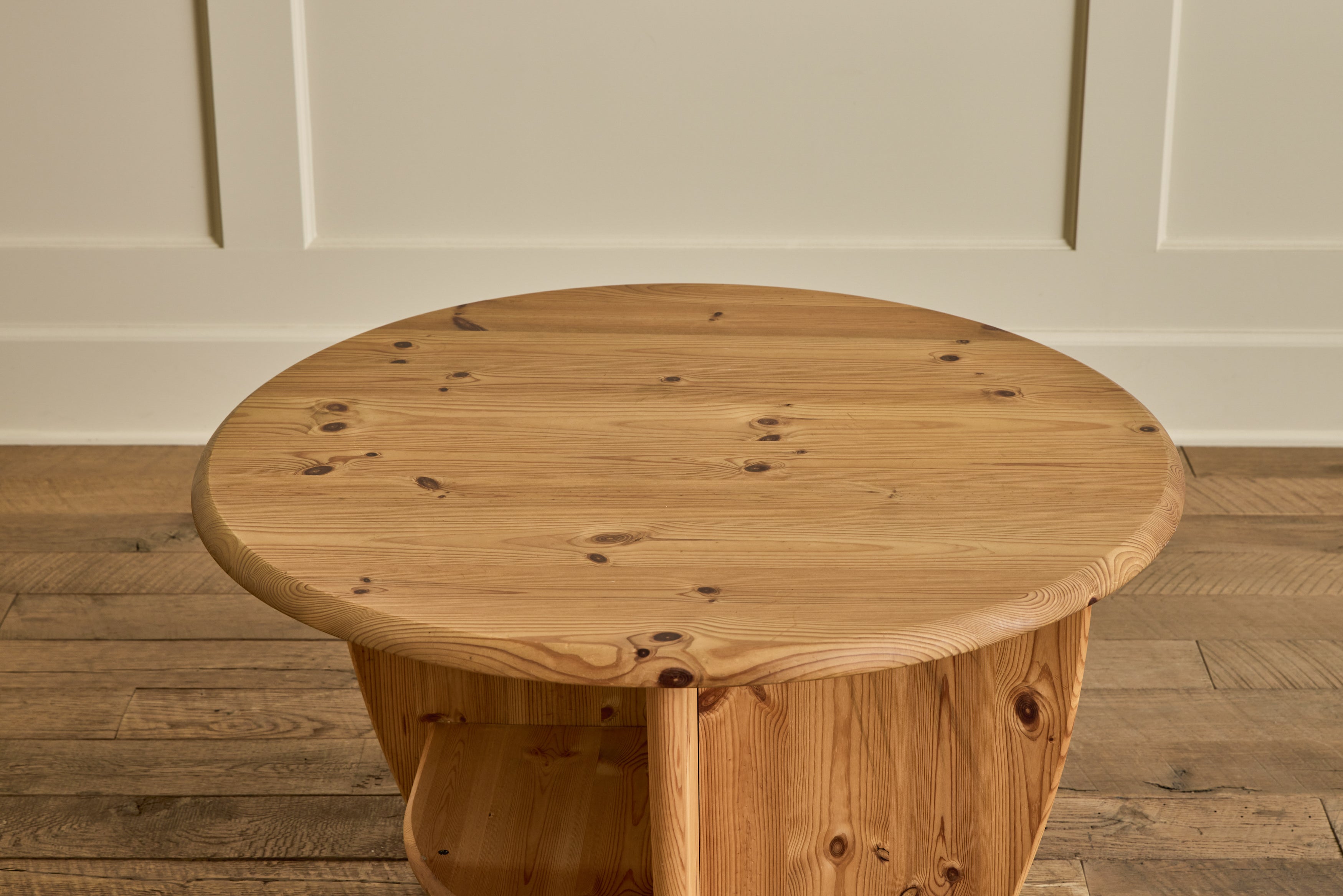 German Pine Wood Coffee Table