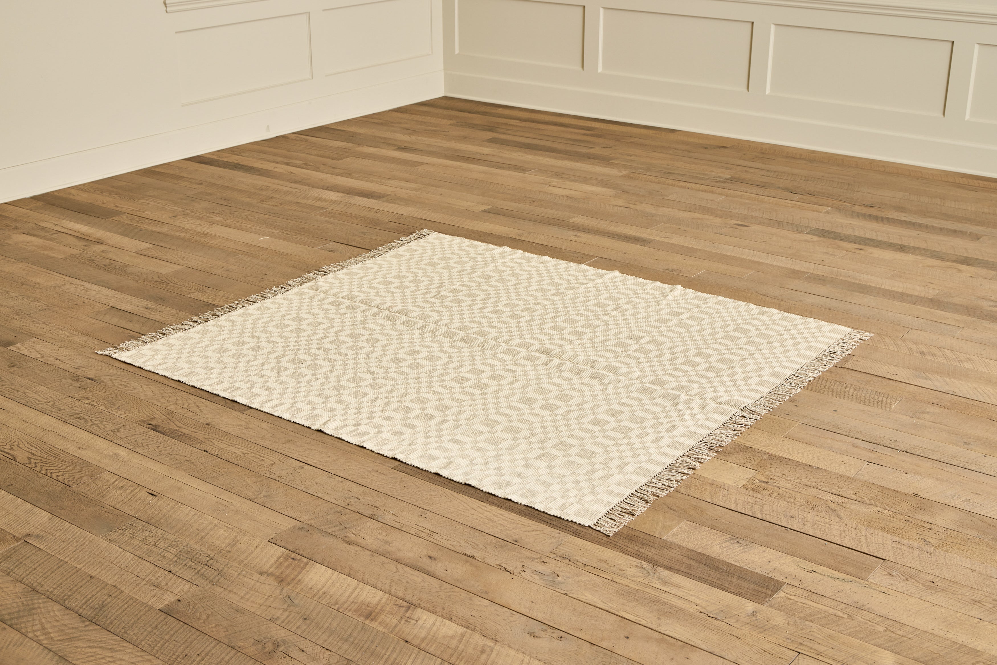 Geometric Checkerboard #34-L Rug