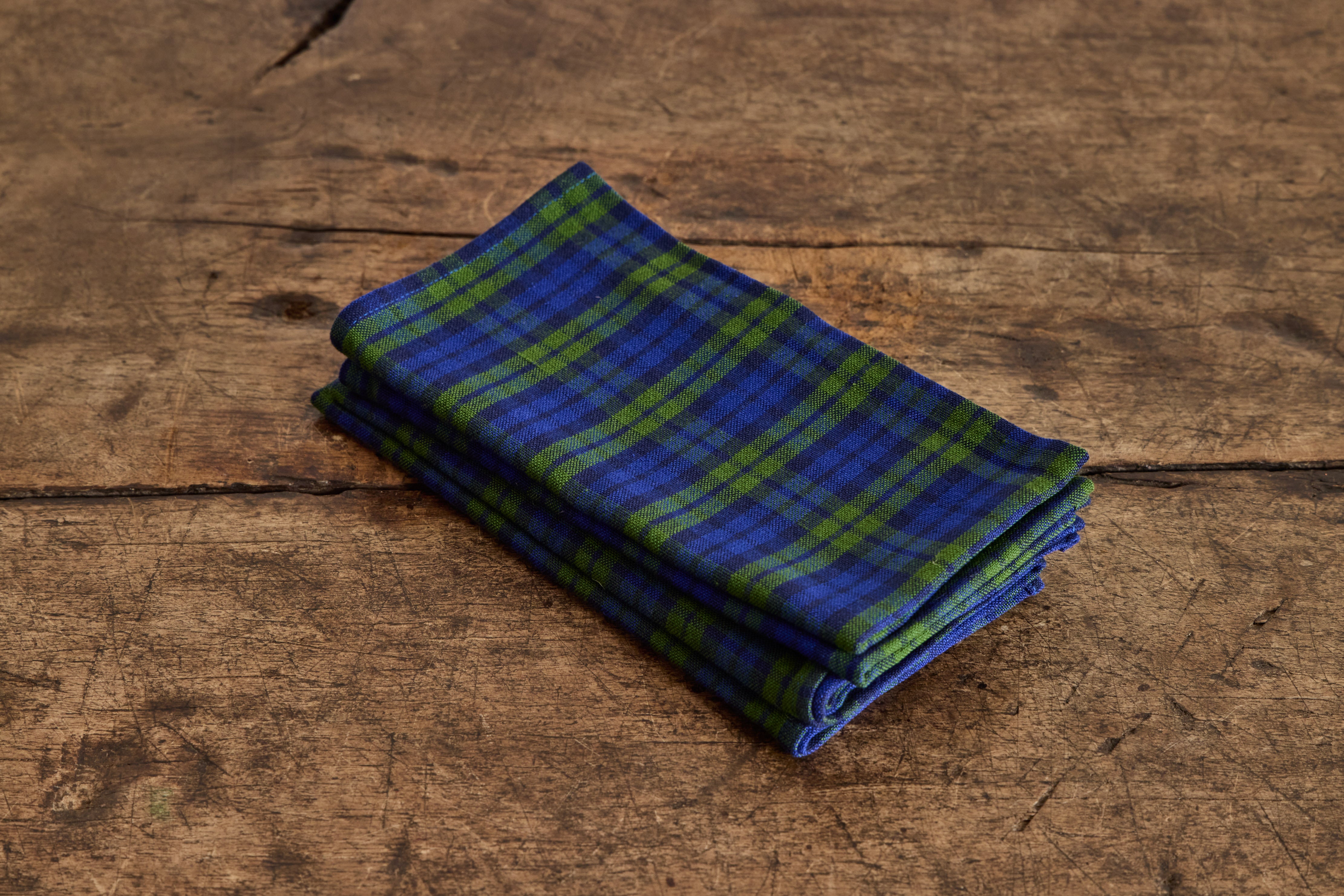 Portland Plaid Napkins, Set of 4