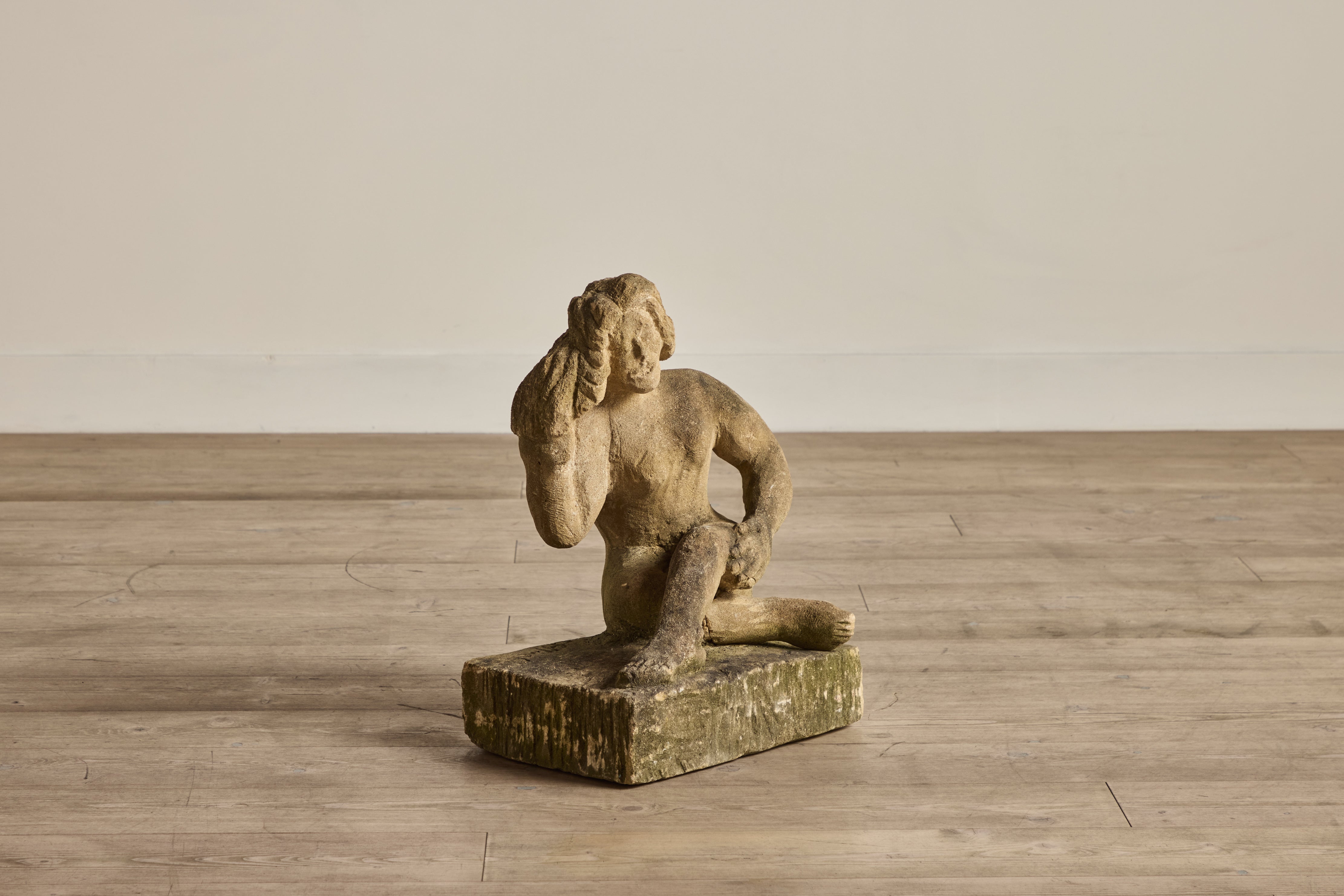 19th Century Female Stone Figure