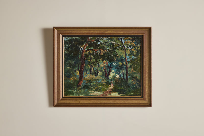 1950s Landscape Oil Painting