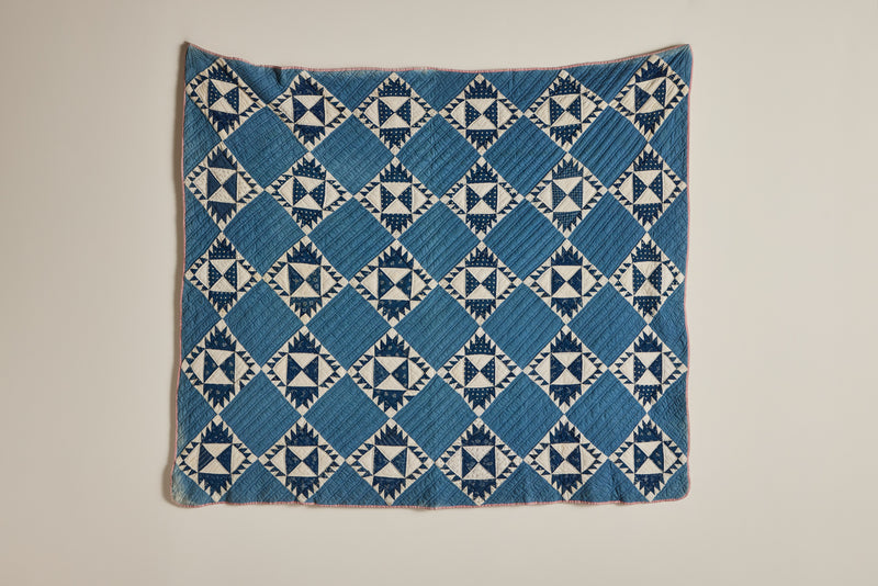 Indigo Patchwork Quilt