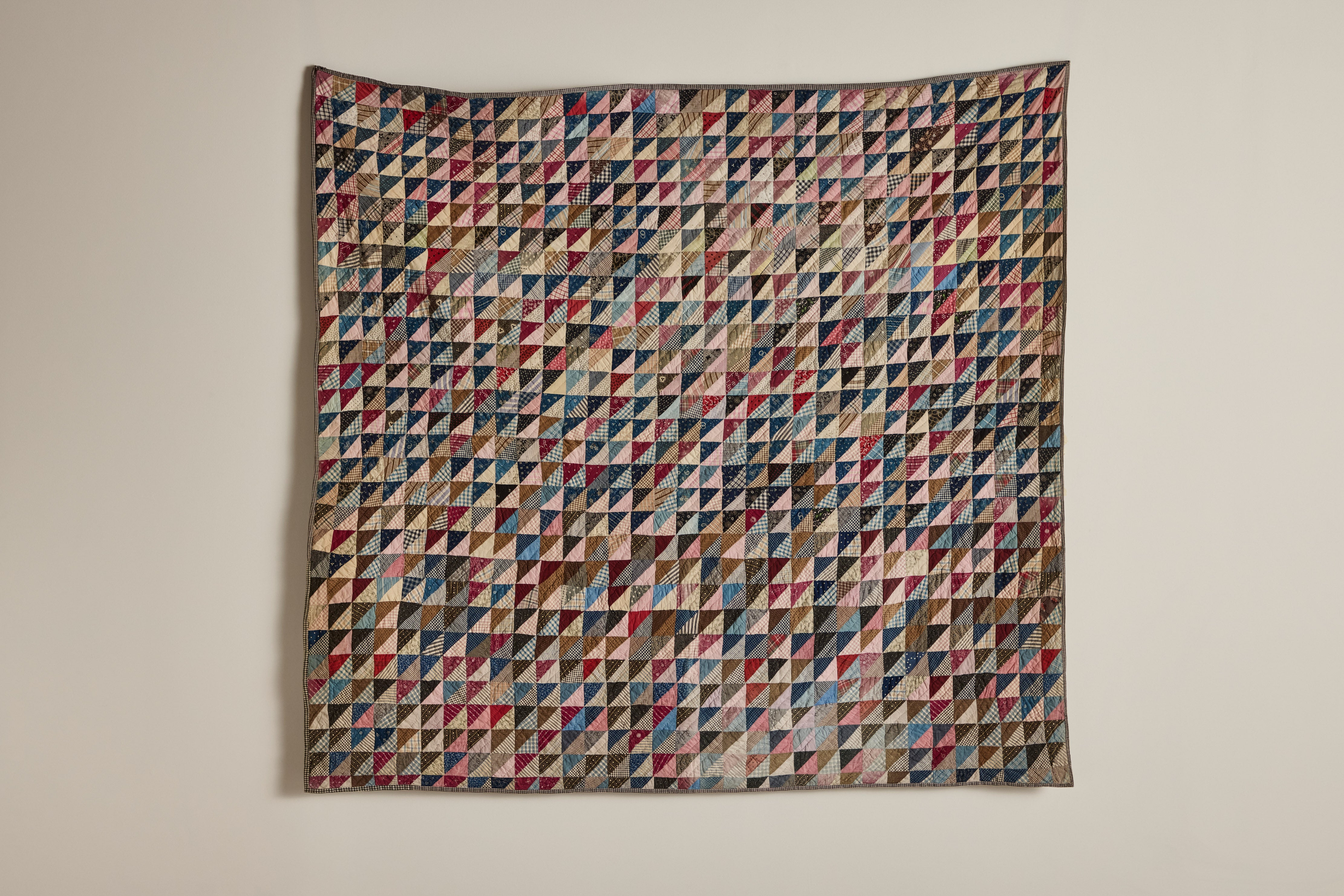 Triangle Patchwork Quilt