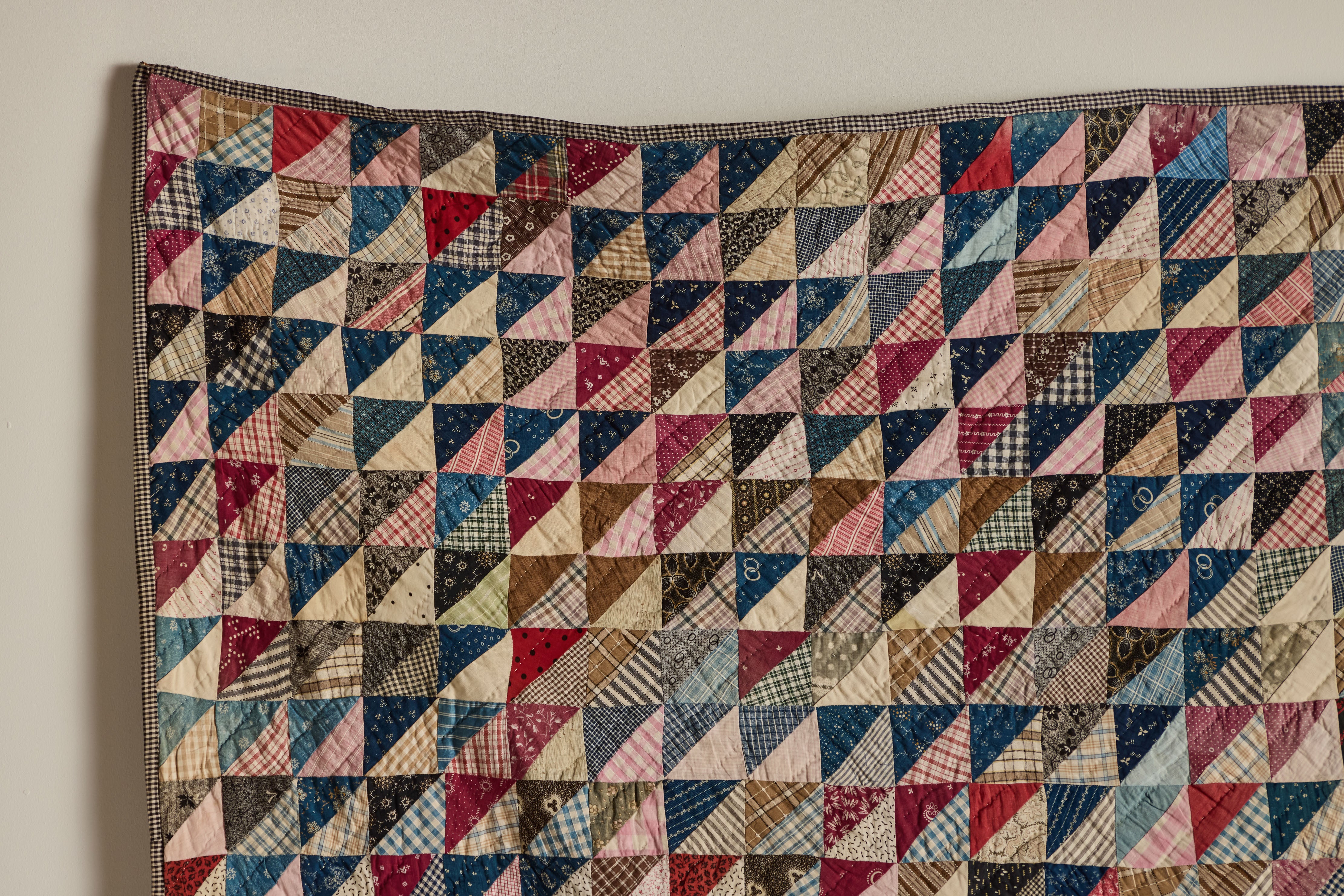 Triangle Patchwork Quilt