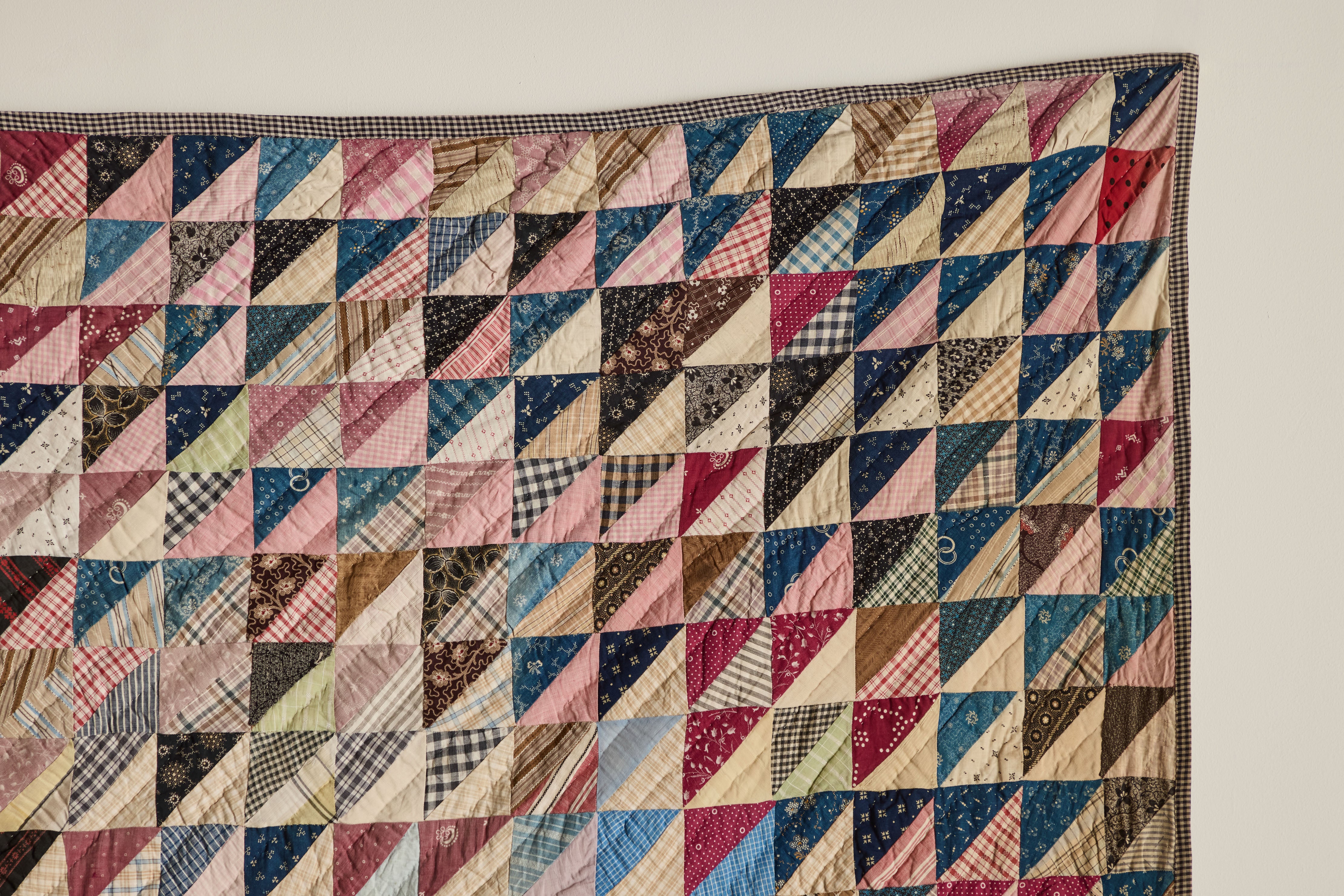 Triangle Patchwork Quilt